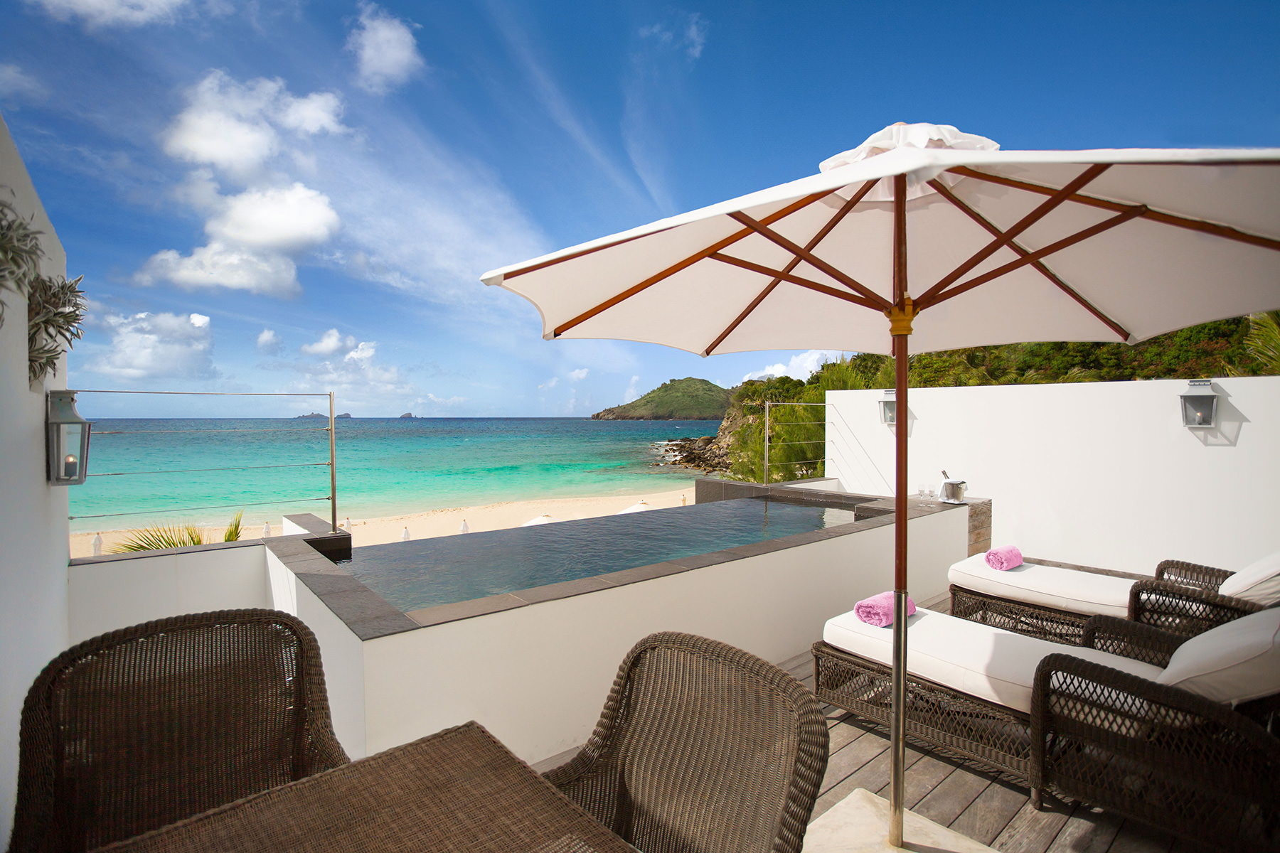 Beach suite│Cheval Blanc St-Barth Hotel