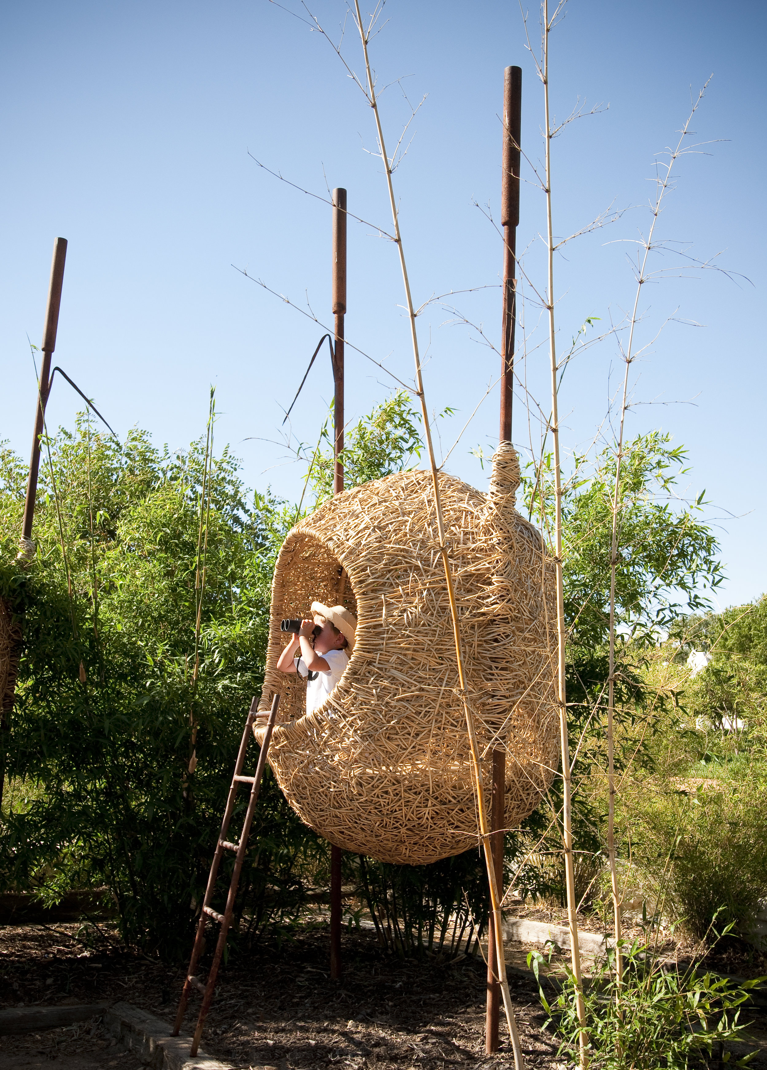 12.Bird watching at Babylonstoren! Porky Hefer designed these human-sized nests among the reeds.jpg