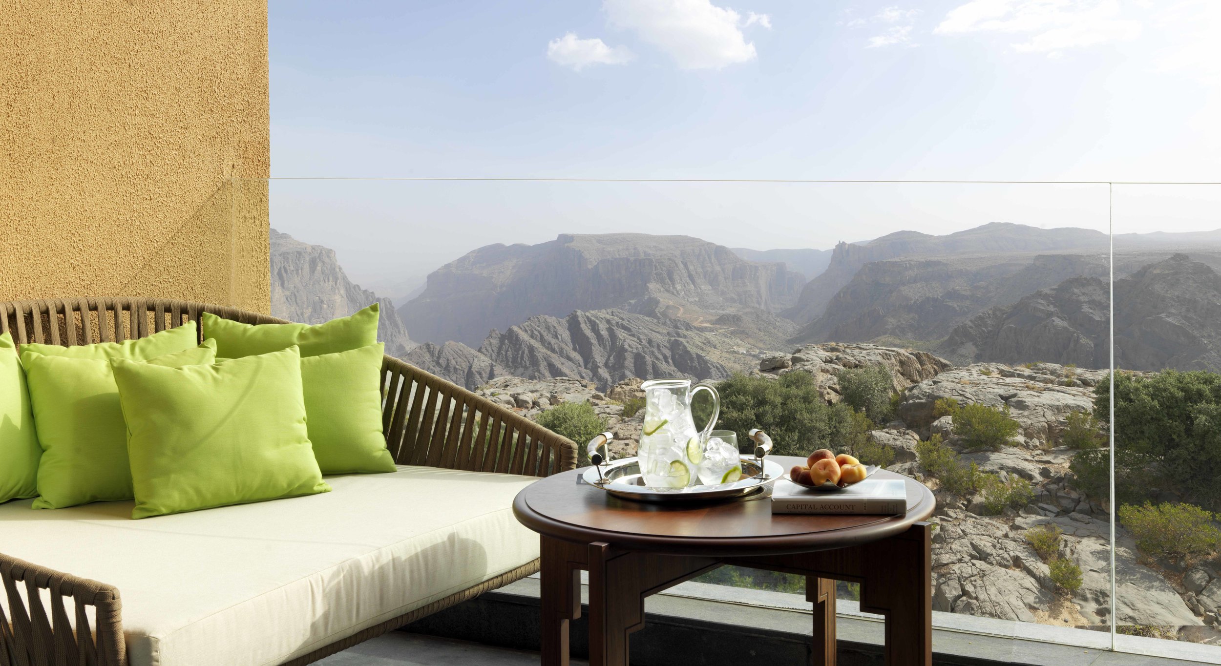 Anantara Al Jabal Al Akhdar Resort - Deluxe Canyon View Room Balcony.jpg