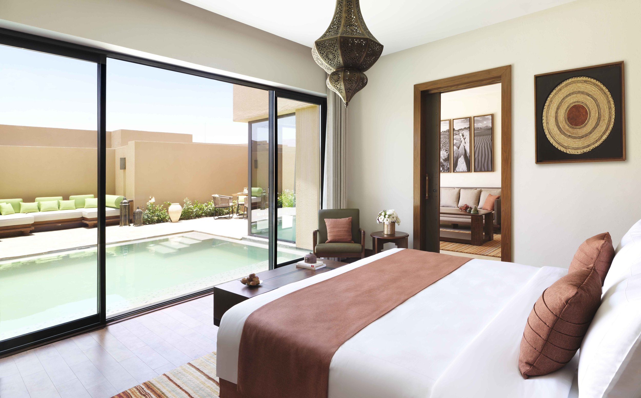 Anantara Al Jabal Al Akhdar Resort - One Bedroom Garden Pool Villa Bedroom.jpg