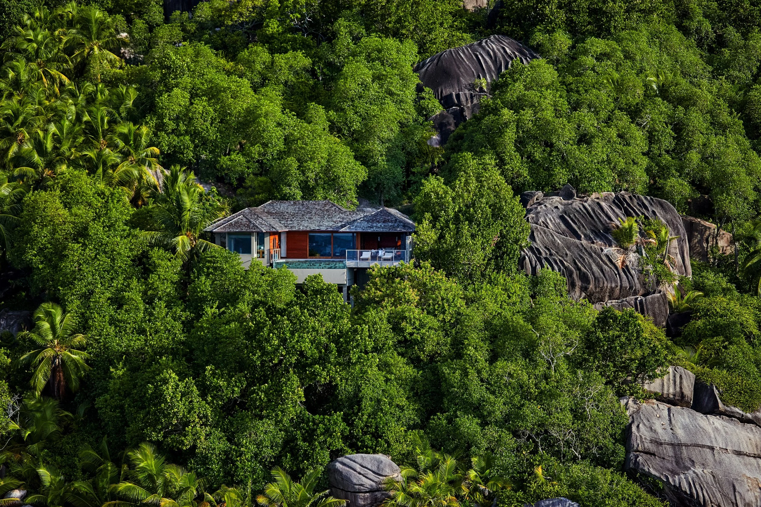 Seychelles hotels | Félicité Island | eco luxury hotels | island hotel | landscape hotel seychelles | nature hotel |  Six Senses Zil Pasyon