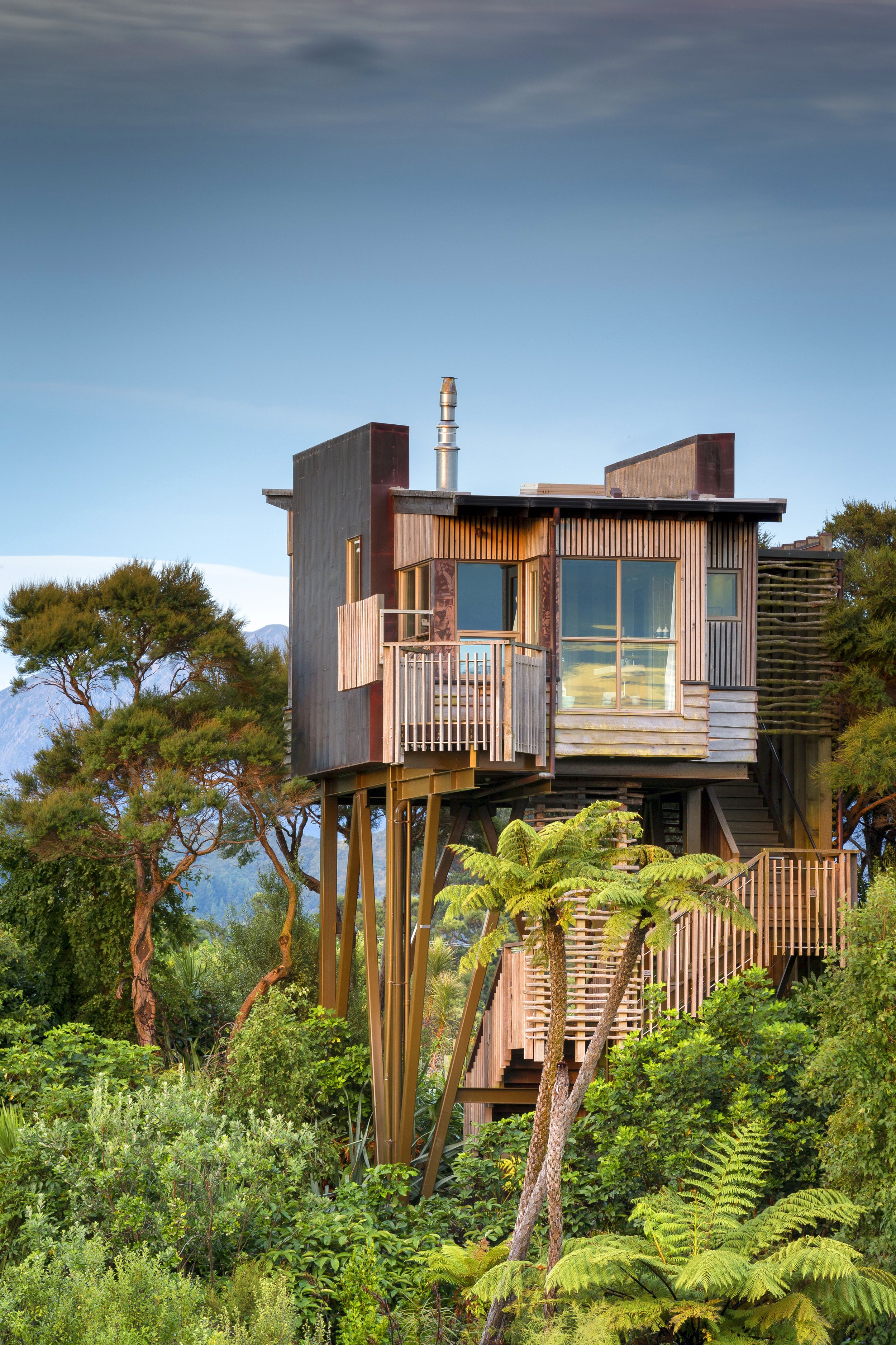 Treehouse Raglan Hapuku Lodge + Tree Houses, New Zealand — Room + Wild