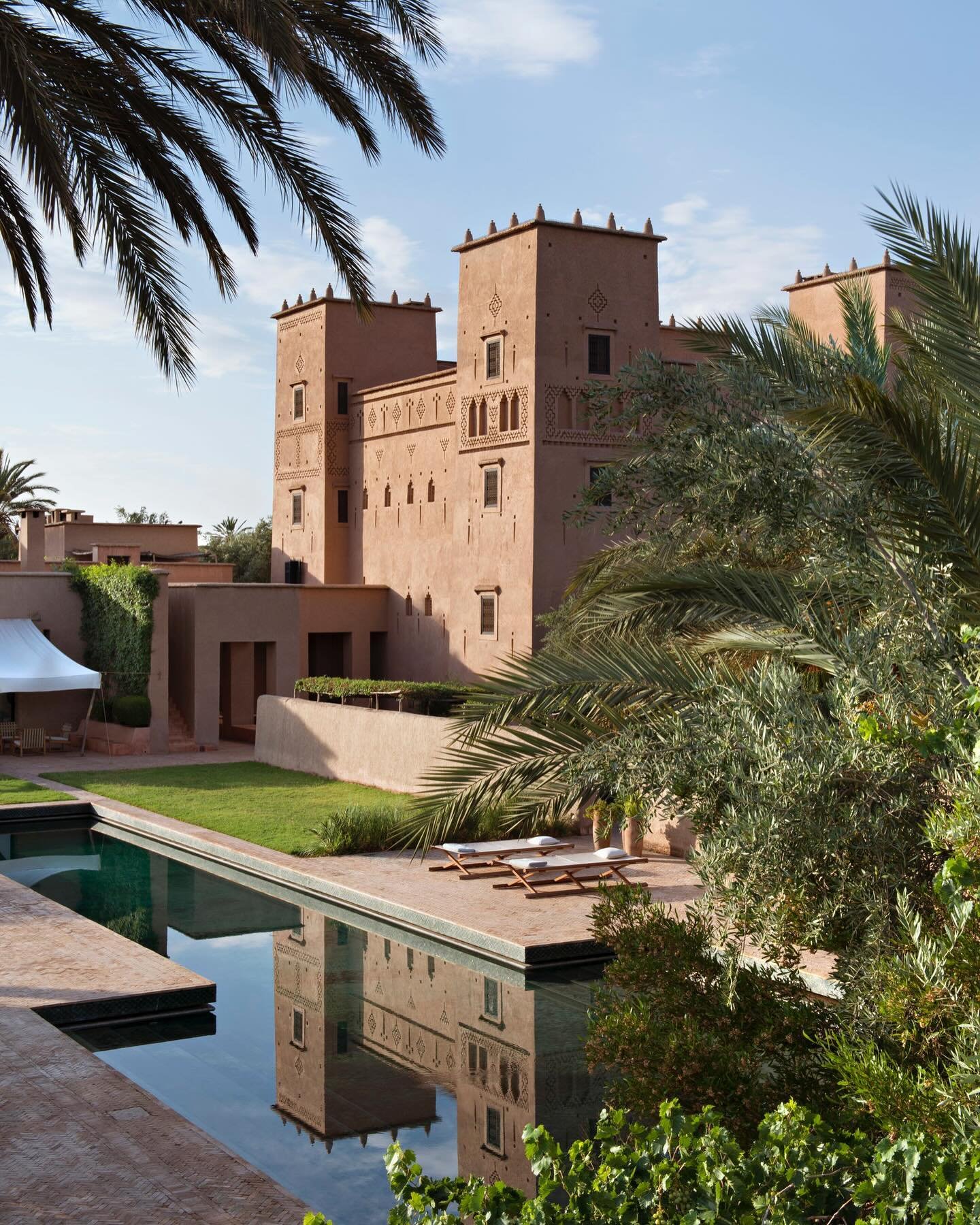 Dar Ahlam, known as &ldquo;The House of Dreams&rdquo; is a refurbished 200-year-old kasbah, located in the magical oasis of Skoura, Morocco. Surrounded by palm groves and almond trees, and overlooking the Atlas Mountains, the retreat is what we call 