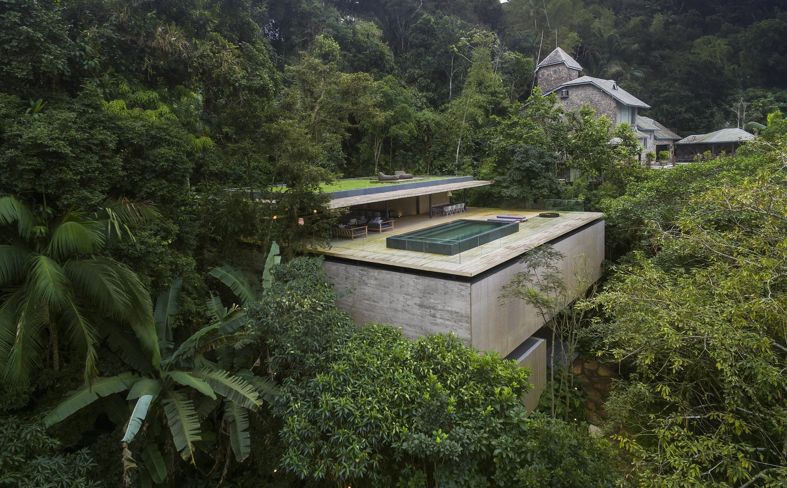 landscape architecture | Nature-inspired architecture | organic architecture | Eco travel | eco hotel | landscape hotel | nature hotel | nature destination | room and wild | luxury villa brazil | studio mk27 | Jungle House