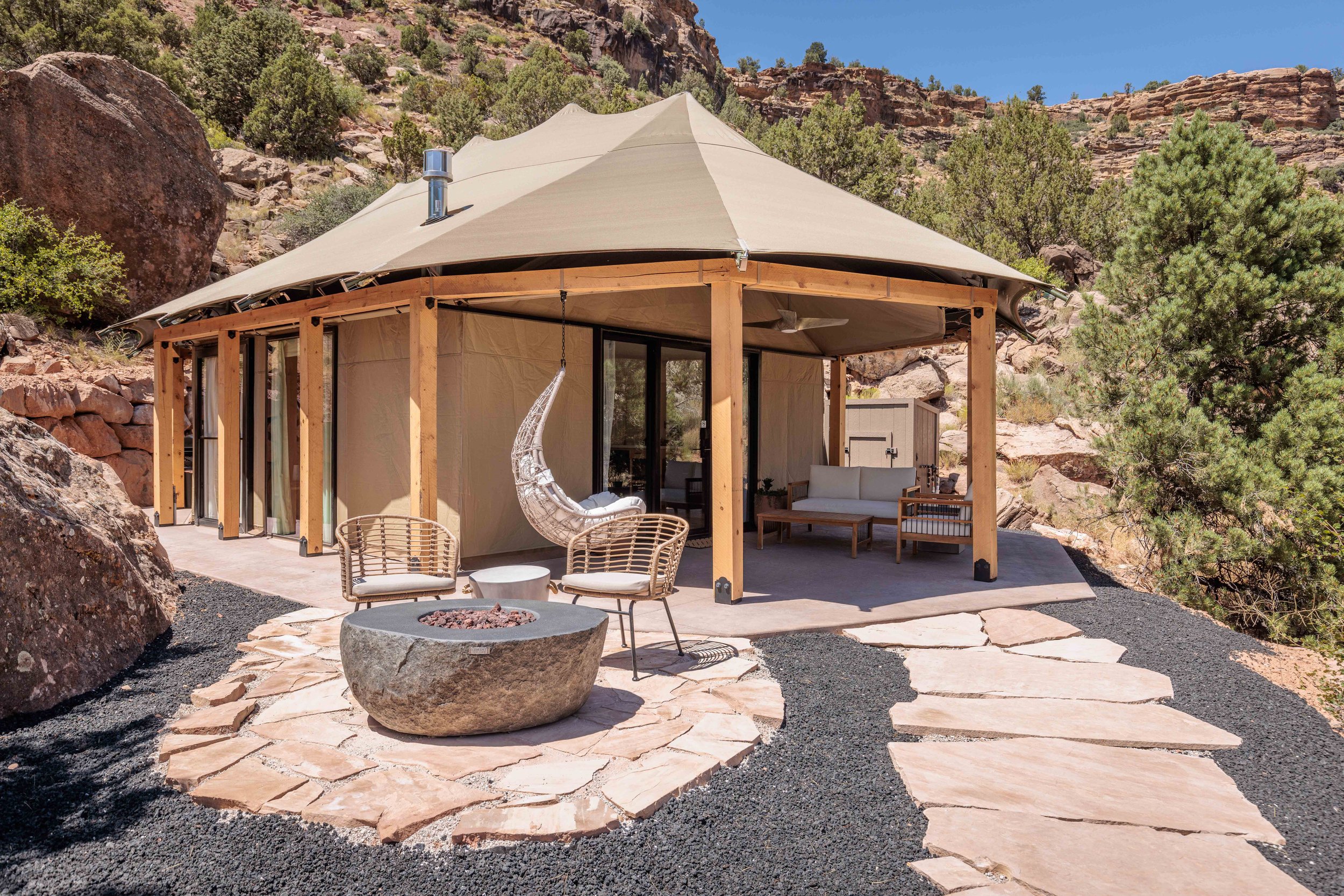 Zion National Park Hotels | Luxury Glamping | Nature Hotels | Landscape Hotels | Room and Wild | Utah hotels | Open Sky Zion