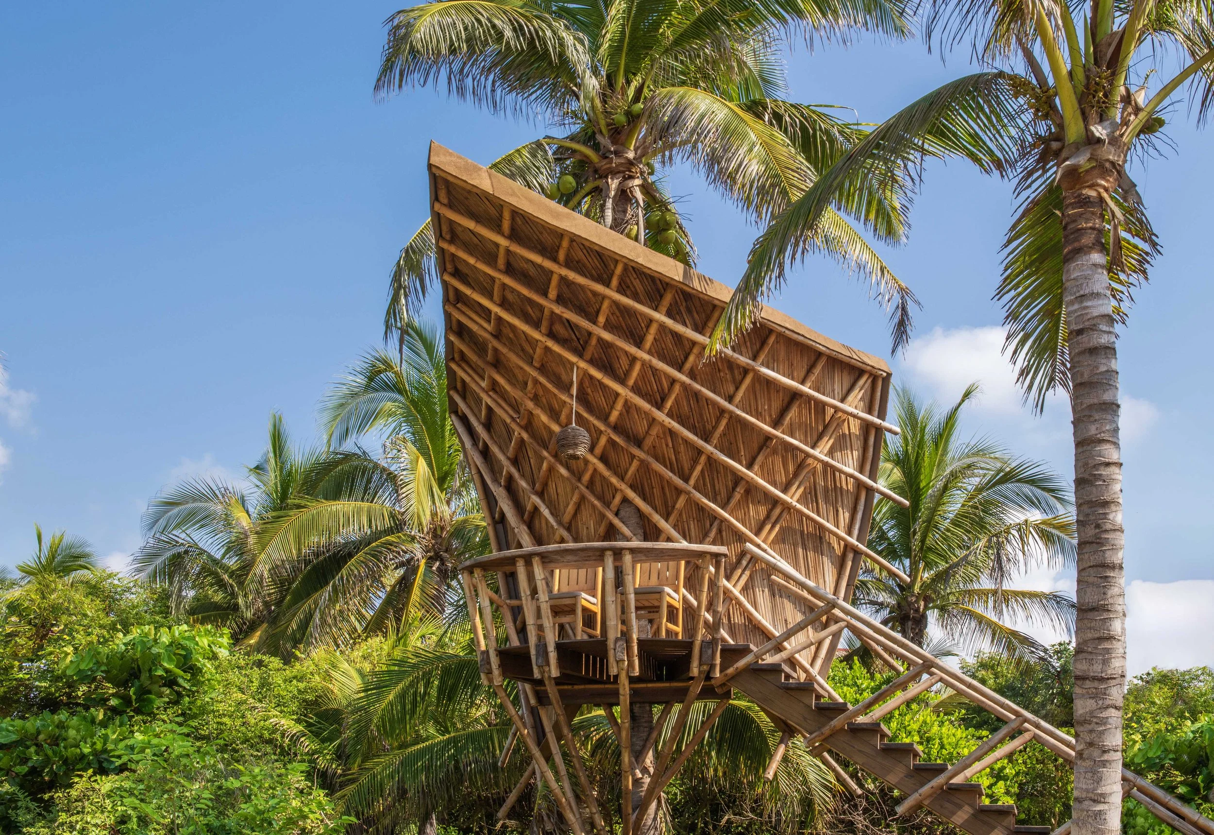  Mexico Beach Hotels | organic architecture | treehouse | Eco travel | eco luxury hotel | adventure hotel | landscape hotel | nature hotel | nature destination | room and wild | Playa Viva