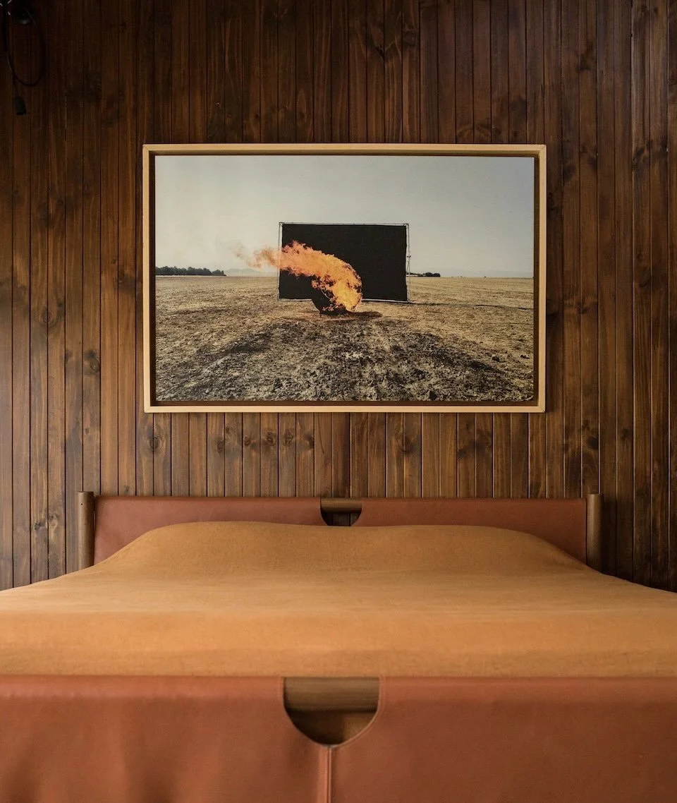 Sea Sea is the vision of designer‑hotelier George Gorrow, a co‑creative force behind Gorrow Studios. The spirit of 1970s surf culture is woven through every detail: hand‑crafted timber surfboards, vintage photography, sun-bleached textiles, and commu