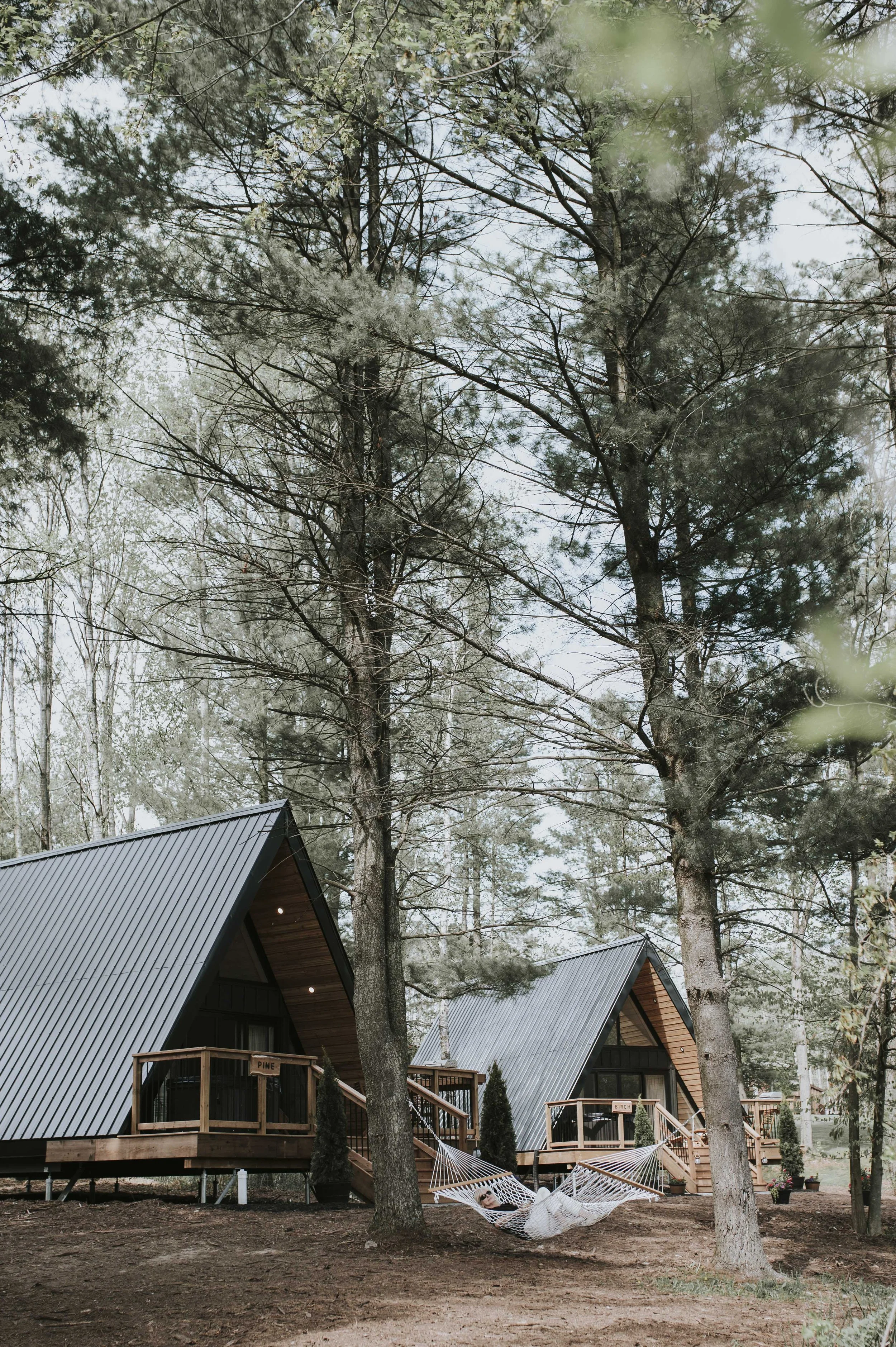 Glamping | A Frames | Nature Hotel | Landscape Hotel | Ontario Hotel | Treehouse | Canada Hotel | Whispering Springs Wilderness Retreat