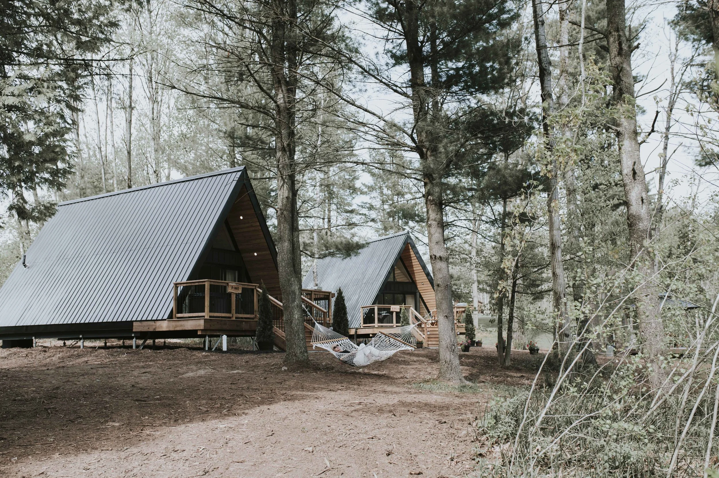 Glamping | A Frames | Nature Hotel | Landscape Hotel | Ontario Hotel | Treehouse | Canada Hotel | Whispering Springs Wilderness Retreat