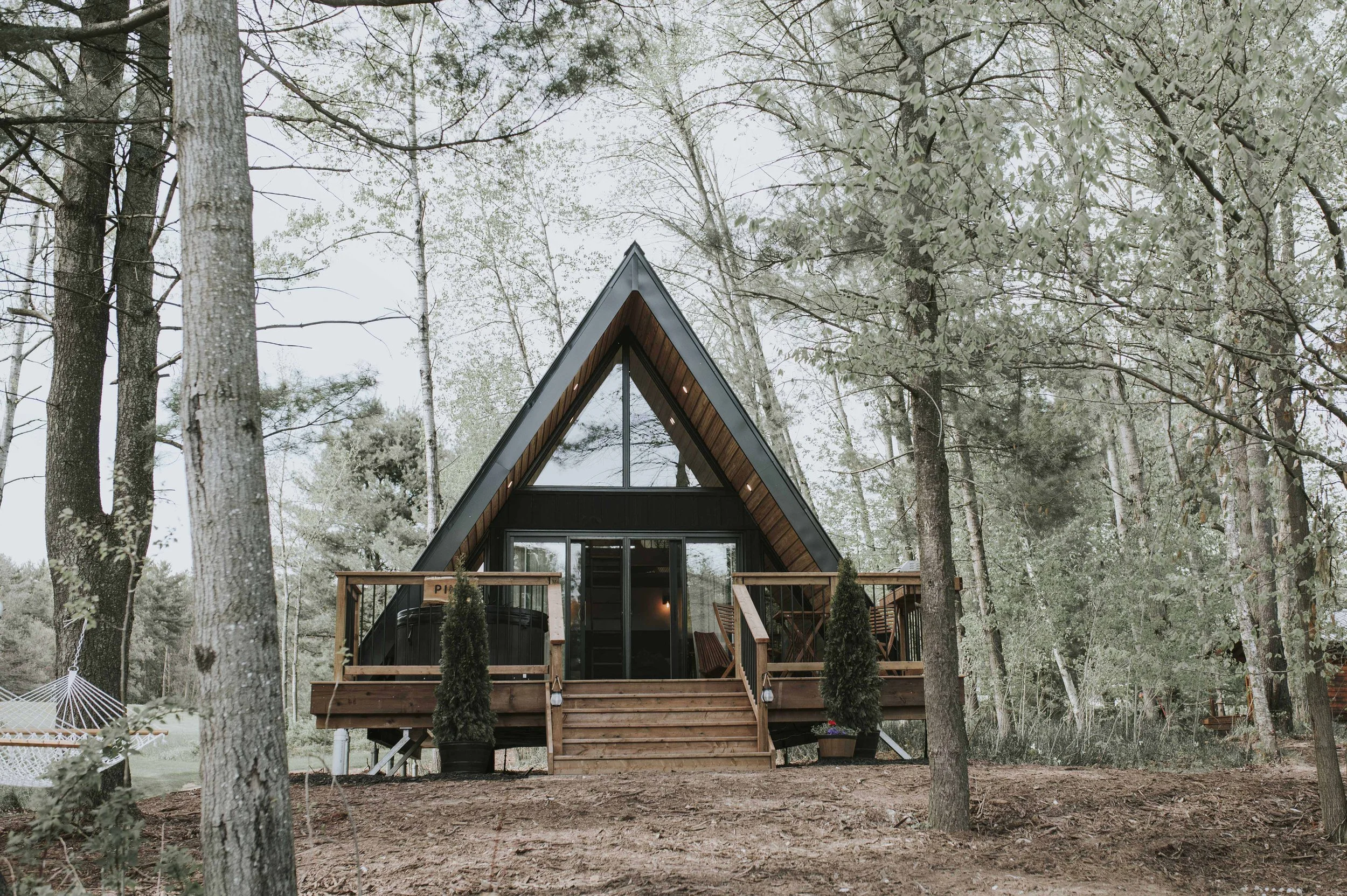 Glamping | A Frames | Nature Hotel | Landscape Hotel | Ontario Hotel | Treehouse | Canada Hotel | Whispering Springs Wilderness Retreat
