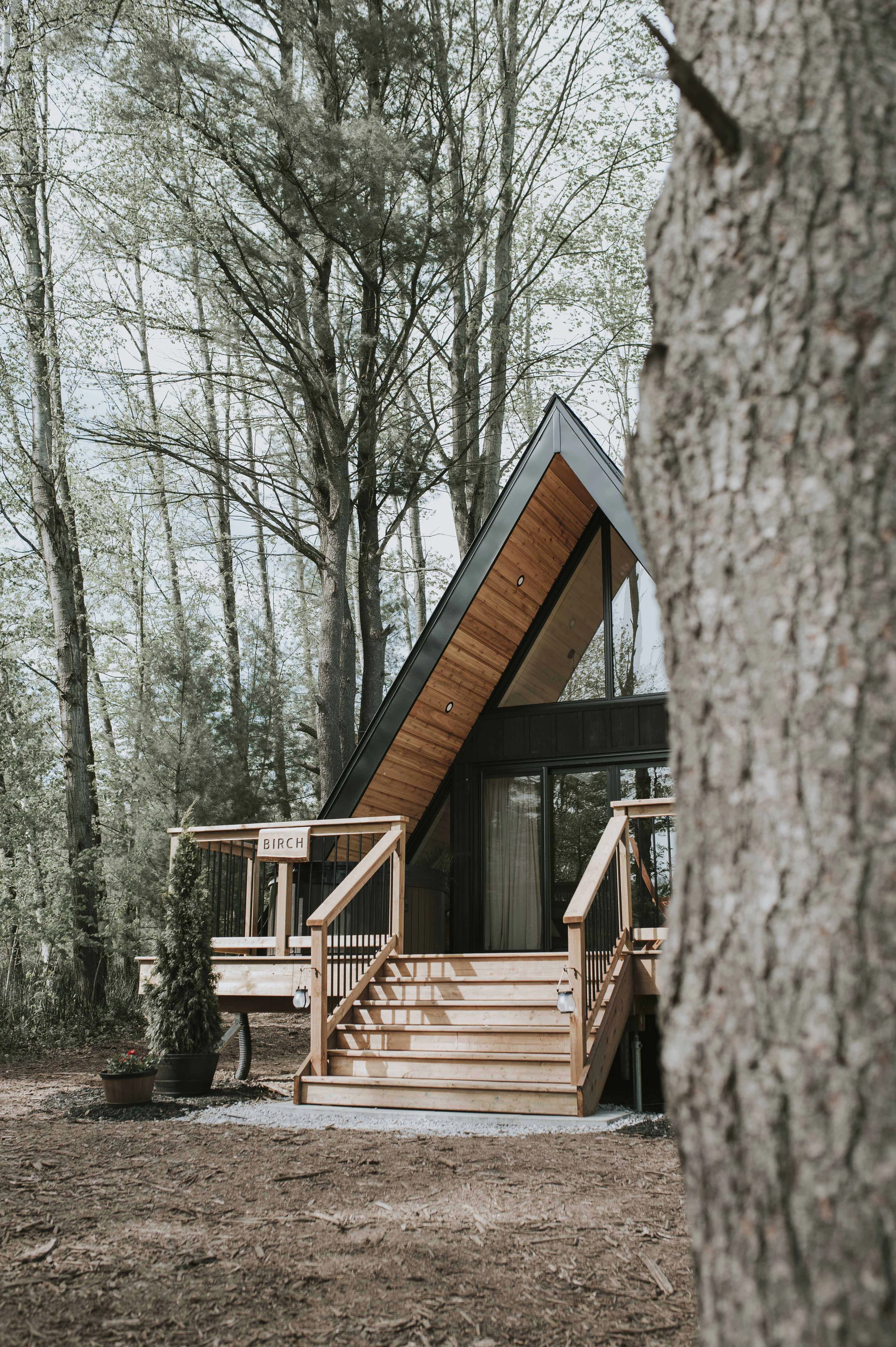 Glamping | A Frames | Nature Hotel | Landscape Hotel | Ontario Hotel | Treehouse | Canada Hotel | Whispering Springs Wilderness Retreat