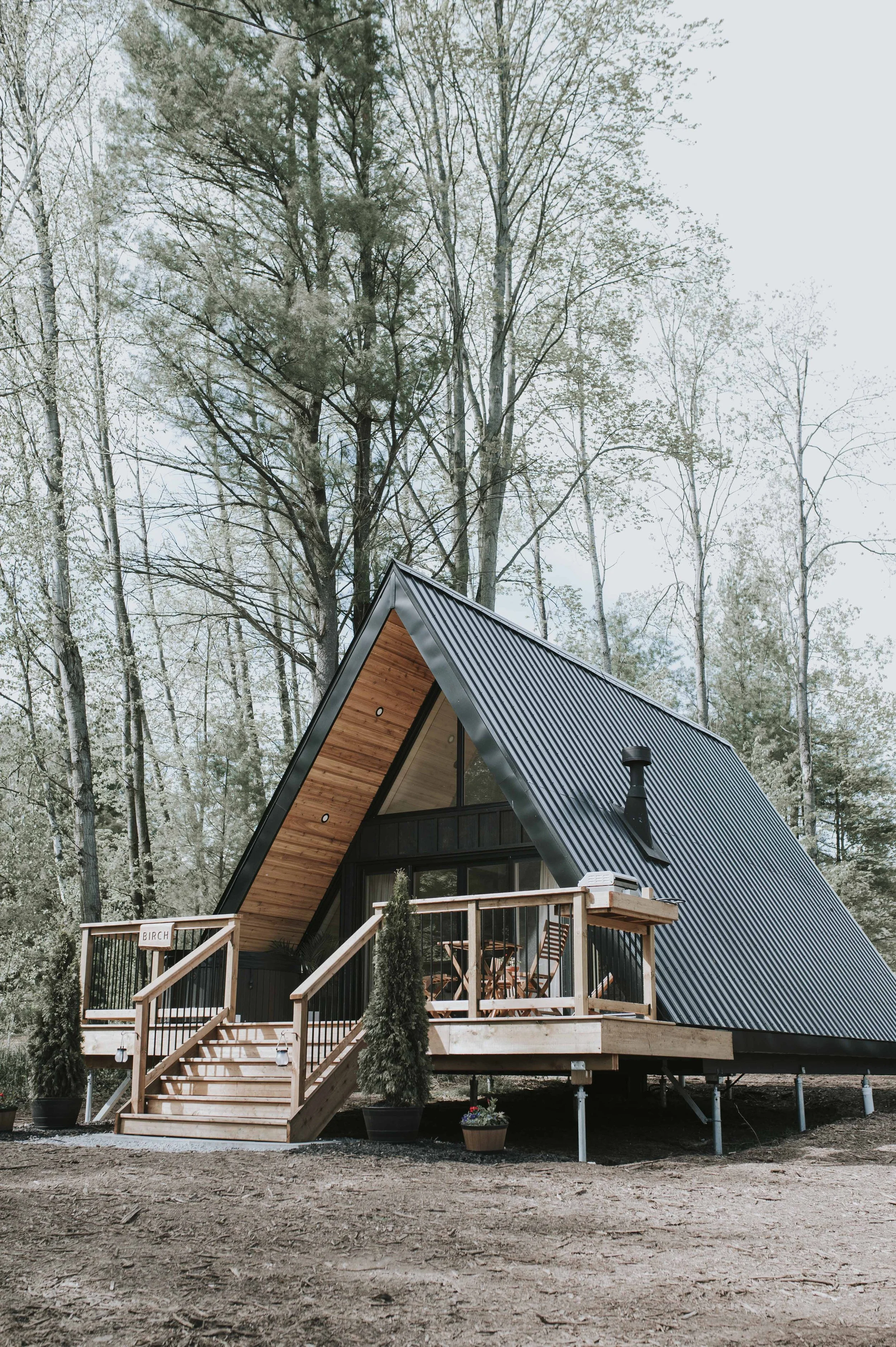 Glamping | A Frames | Nature Hotel | Landscape Hotel | Ontario Hotel | Treehouse | Canada Hotel | Whispering Springs Wilderness Retreat