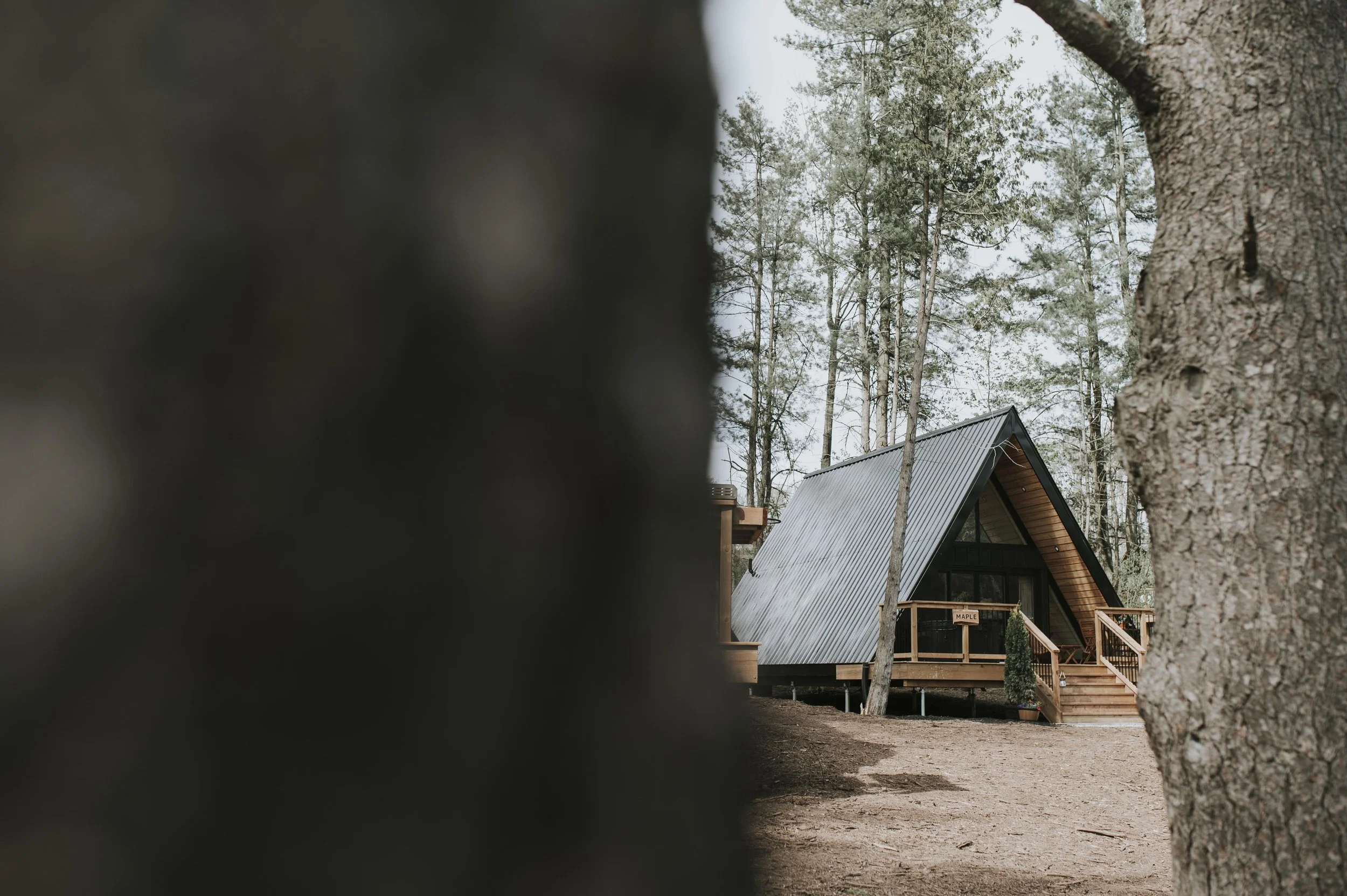 Glamping | A Frames | Nature Hotel | Landscape Hotel | Ontario Hotel | Treehouse | Canada Hotel | Whispering Springs Wilderness Retreat