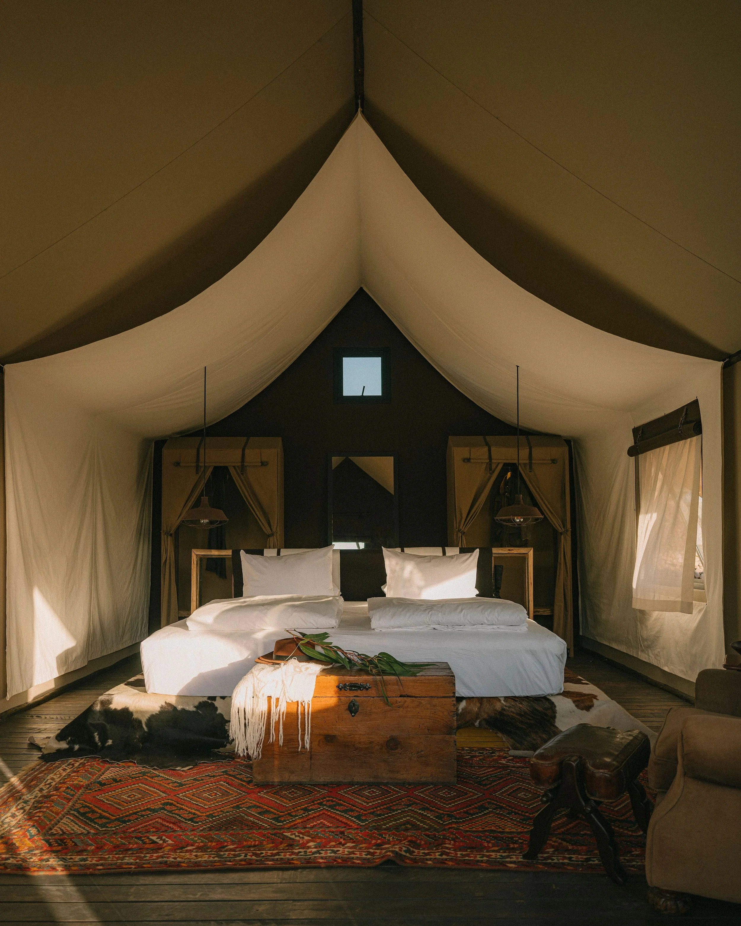 Puqio lies hidden deep within the dramatic landscape of Peru&rsquo;s Colca Valley. Designed as an intimate eco-camp inspired by 1930s expedition travel, the property features a mix of canvas-tented suites and handcrafted adobe clay structures. In-wal