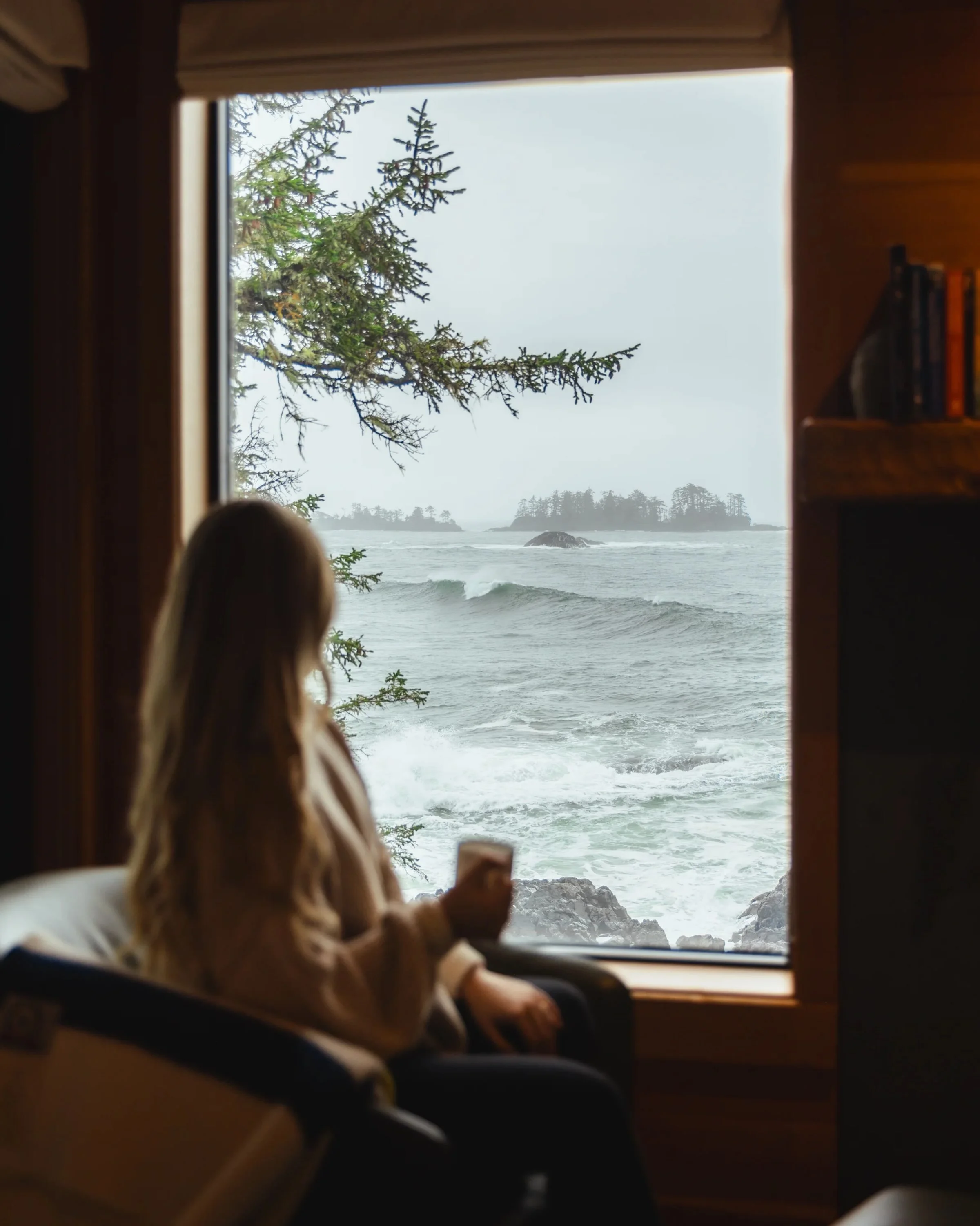 Between November and March, the rugged shoreline of Tofino on Vancouver Island becomes the stage for one of North America&rsquo;s most visceral natural phenomena: Pacific winter storms. At the edge of Chesterman Beach, where old-growth coastal rainfo