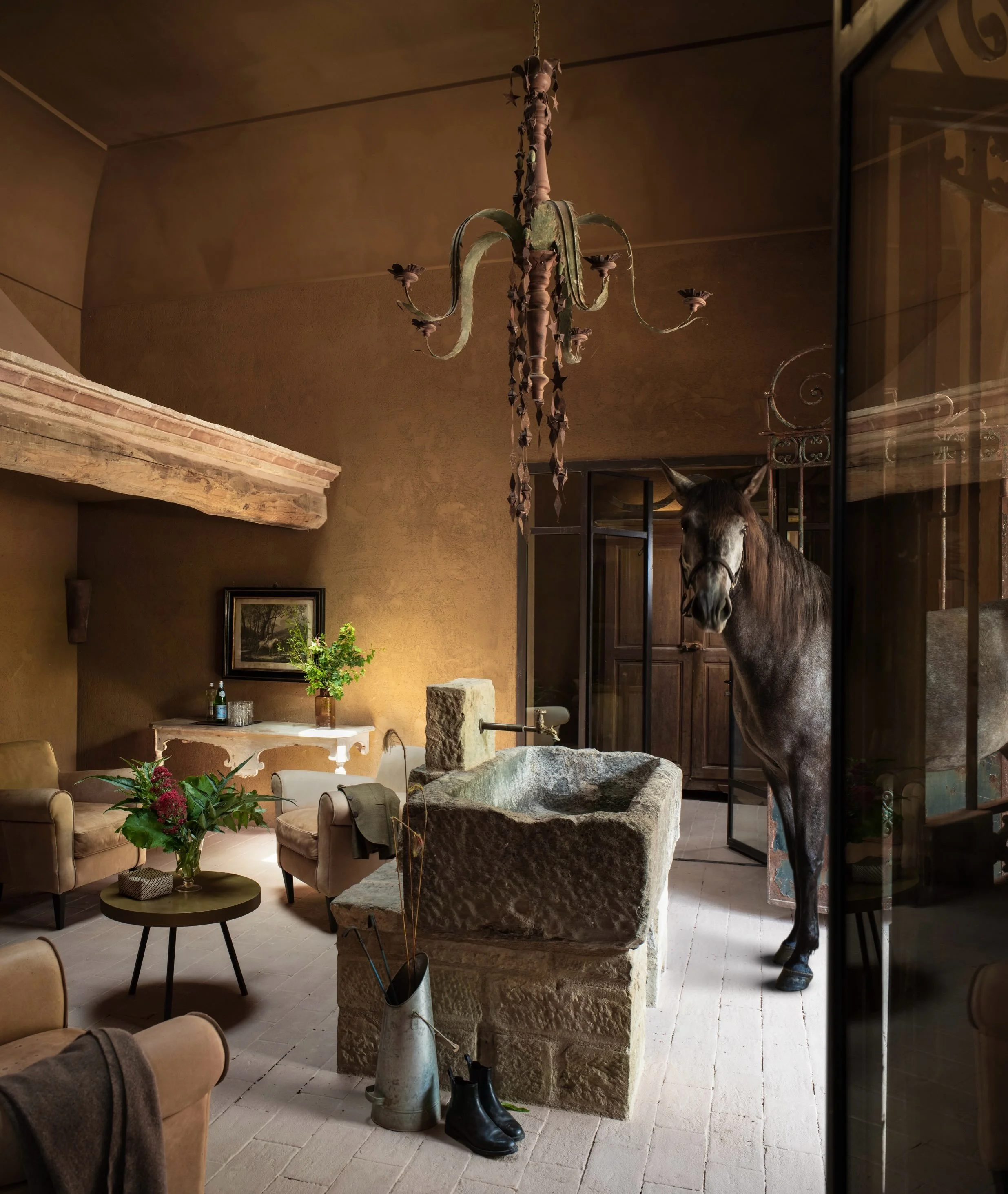 Castello di Reschio is a luxury estate and boutique hotel set within a restored 10th-century castle on 3,700 private acres in the heart of Umbria. 

Staying at Reschio is an opportunity to experience a different pace of life, surrounded by the beauty