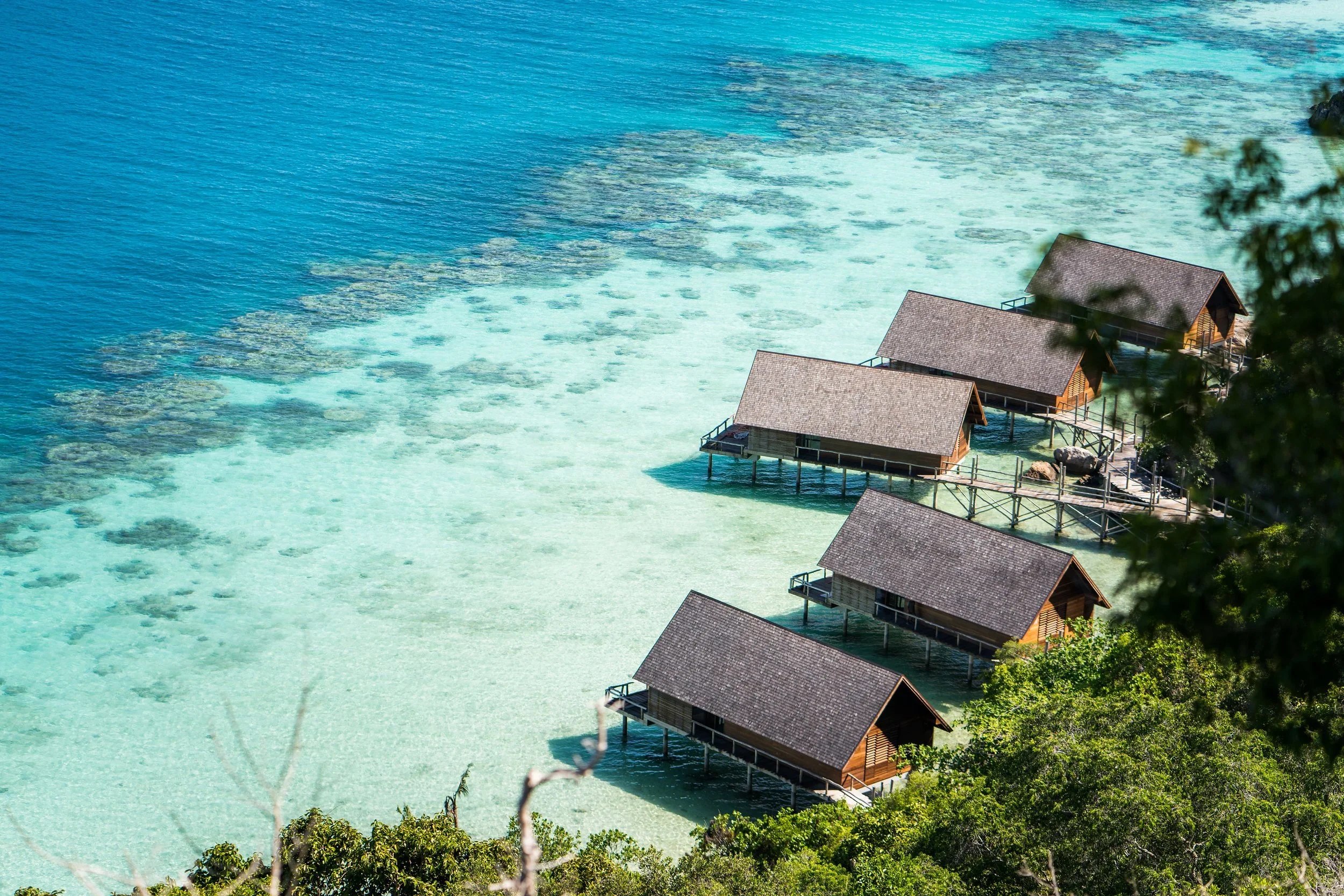 Indonesia hotel | Anambas Archipelago | over the water villas | mindfulness | colour theory | colour psychology | Eco travel | eco hotel | landscape hotel | nature hotel | nature destination | room and wild | luxury hotel | Bawah Reserve