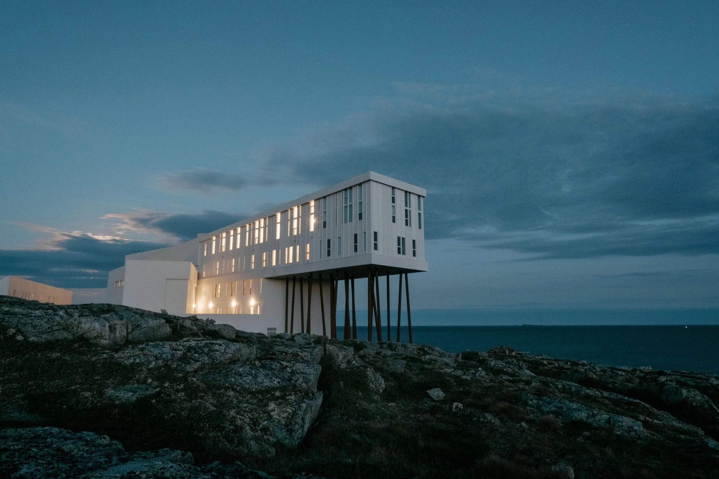 Adventure hotel | Canada luxury hotel | Eco travel | eco hotel | landscape hotel | nature hotel | nature destination | room and wild | conservation | Newfoundland | Fogo Island Inn