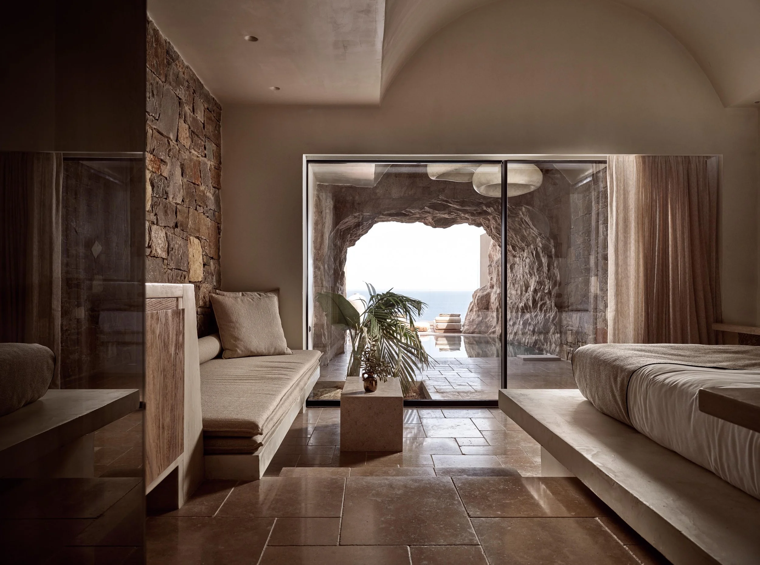 Greek Islands Hotels | Greece Hotels | Eco travel | eco hotel | Slow travel | landscape hotel | nature hotel | nature destination | room and wild | Crete boutique Hotel | design inspo | hotel architecture | hotel design | Acro Suites
