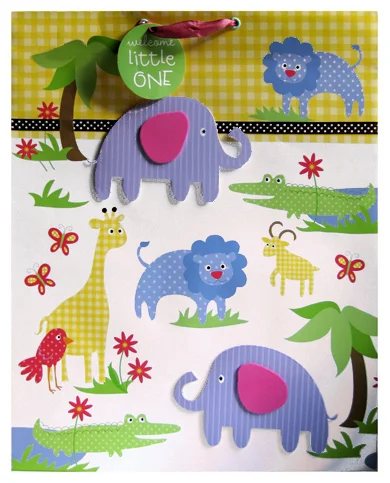 Gift Bag designed for and available at JC Penny's