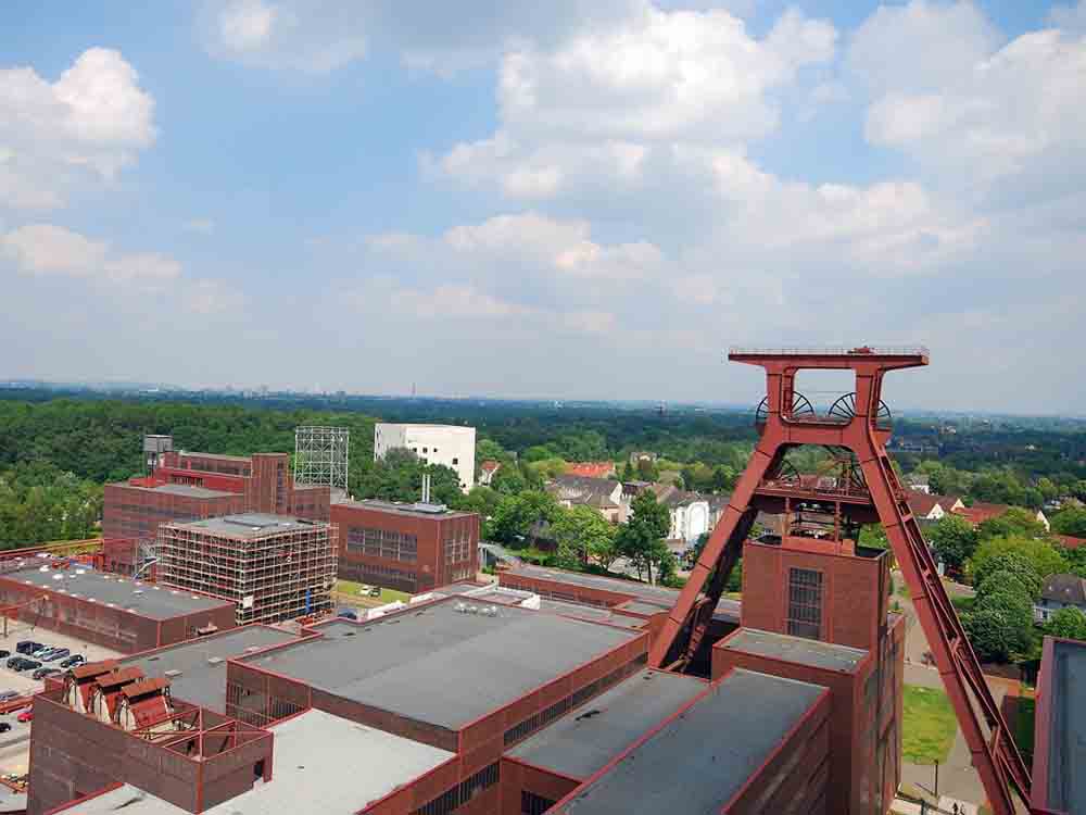 Looking across part of the complex at Zollverein.