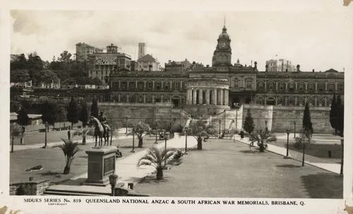 Anzac Square soon after completion. Image: State Library of Queensland.