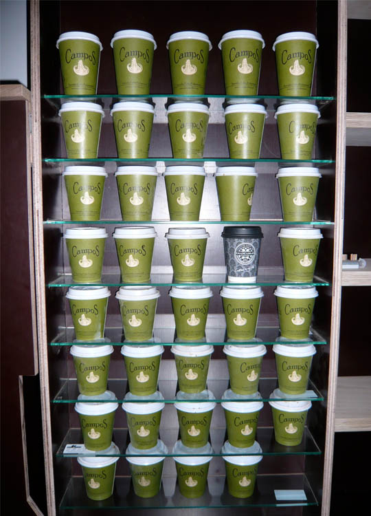 Q: How many lattes does it take to build a studio? A: A lot. Many more than this...