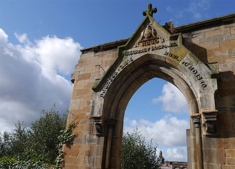 The former entry to the Maternity Hospital on North Portland Street.