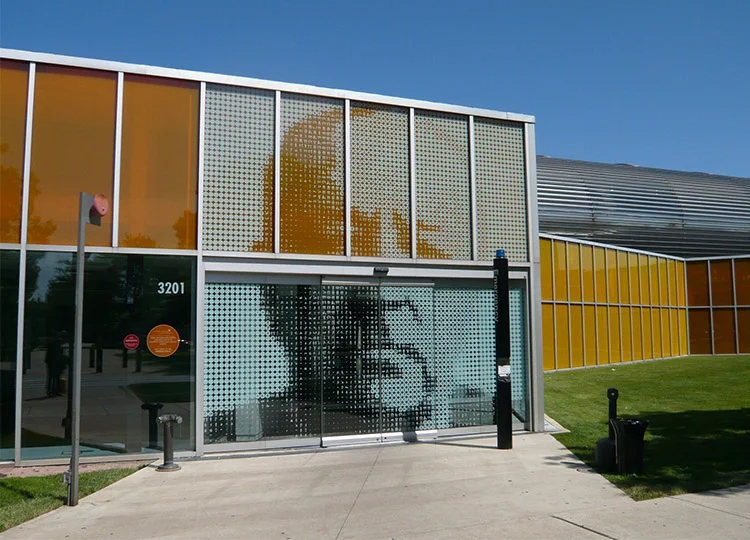 36. The Dotty Graphics at Chicago's McCormick Tribune Campus Centre
