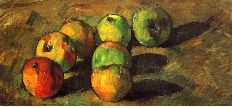 Image: Still Life with Seven Apples by Paul Cezanne, via Wikimedia Commons.