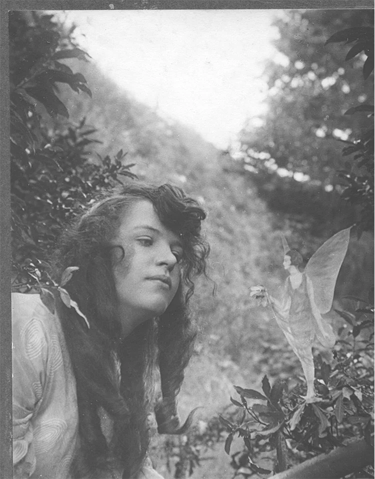 Elsie Wright and fairy friend. Image: Science &amp; Society Picture Library.