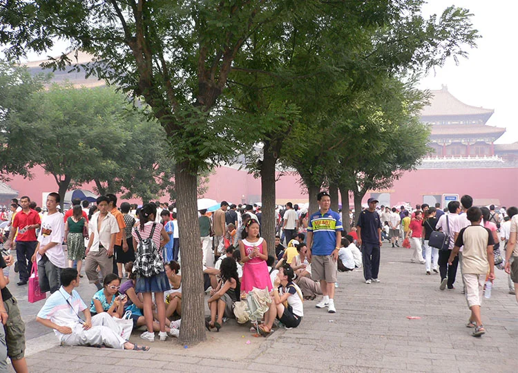 Big-scale patience: Forbidden City, Beijing.