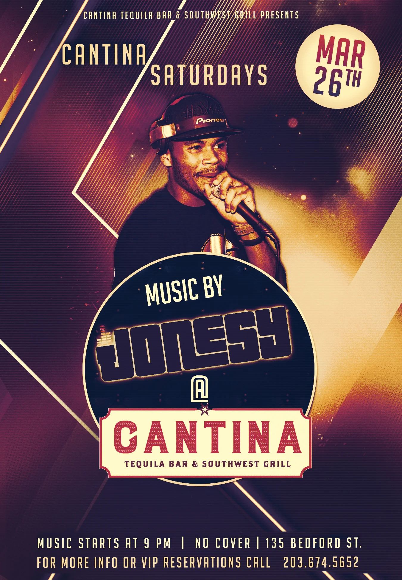 SATURDAY, MARCH 26TH JOIN US AT CANTINA TEQUILA BAR & SOUTHWEST GRILL FOR MUSIC BY YOURS TRULY 9PM-CLOSE.  NO COVER, DRESS TO IMPRESS, MEET ME THERE!