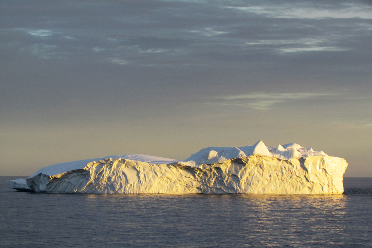 Iceberg at Sunset