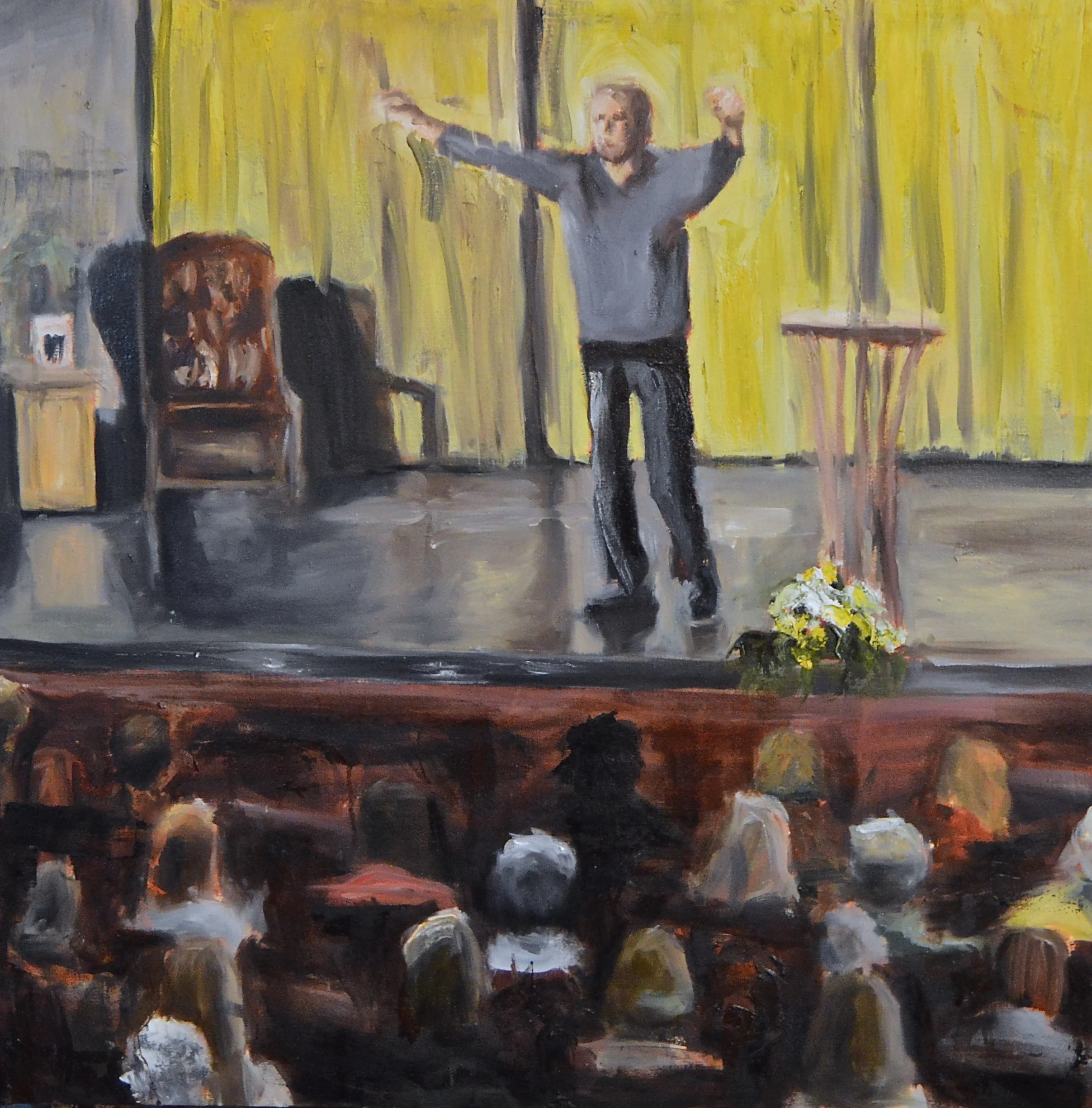 "Tell the Earth You Love Her." (Triptych, III)