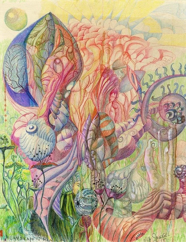 Drawings, works on paper  from the 60's and later