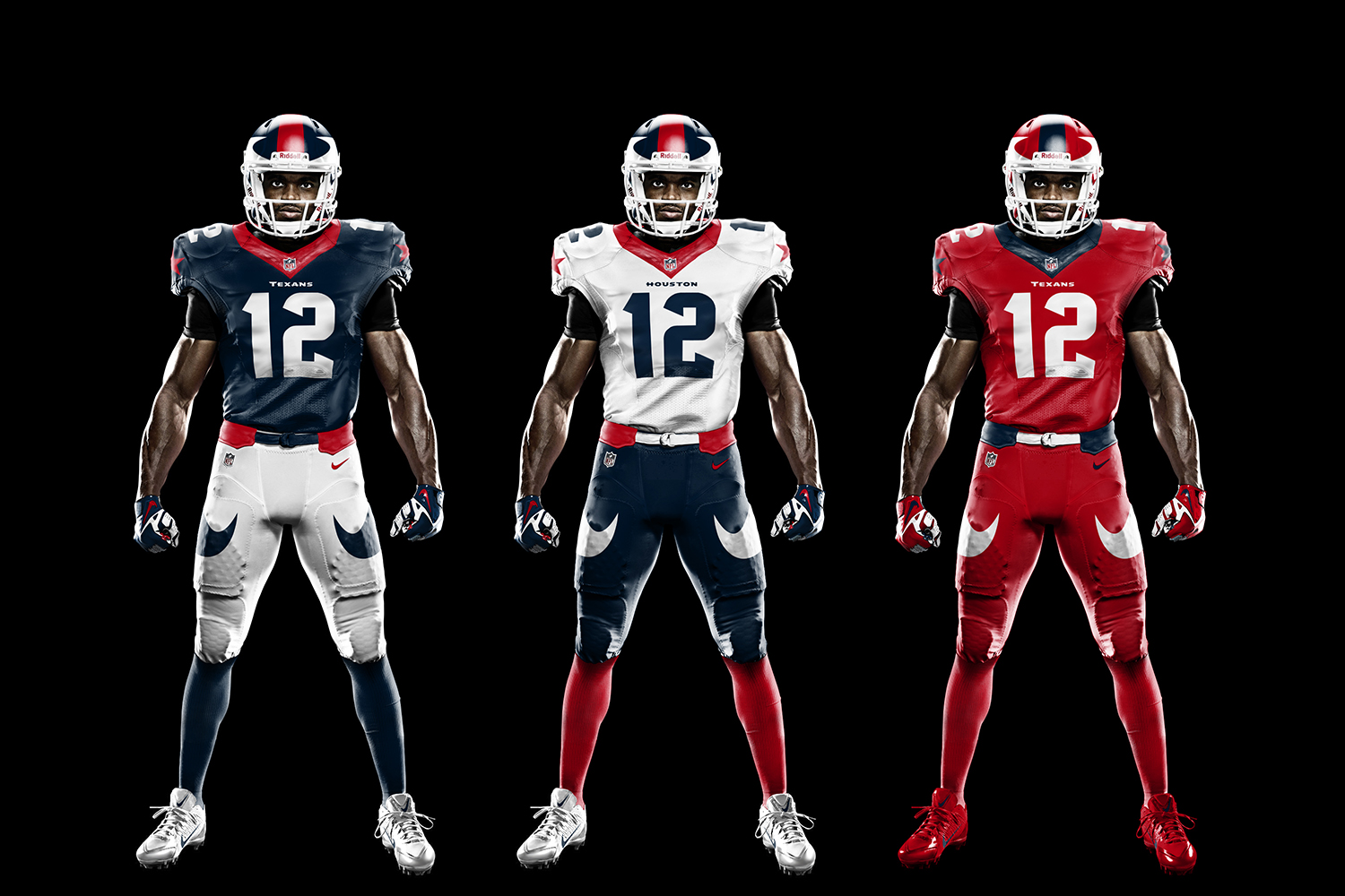 houston texans all red uniforms