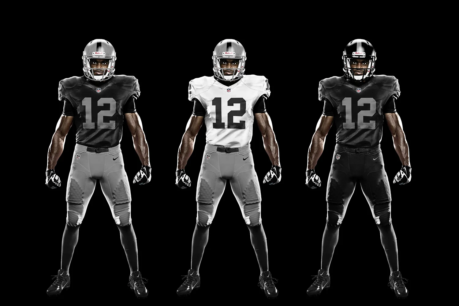 oakland raiders uniforms