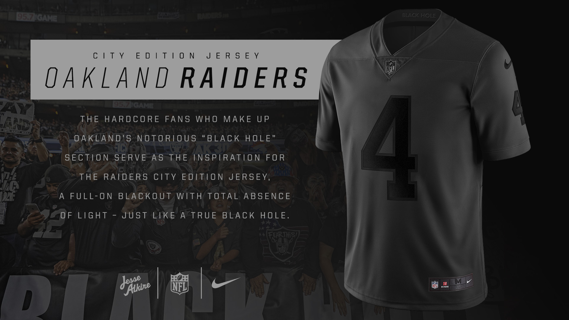 raiders blackout jersey