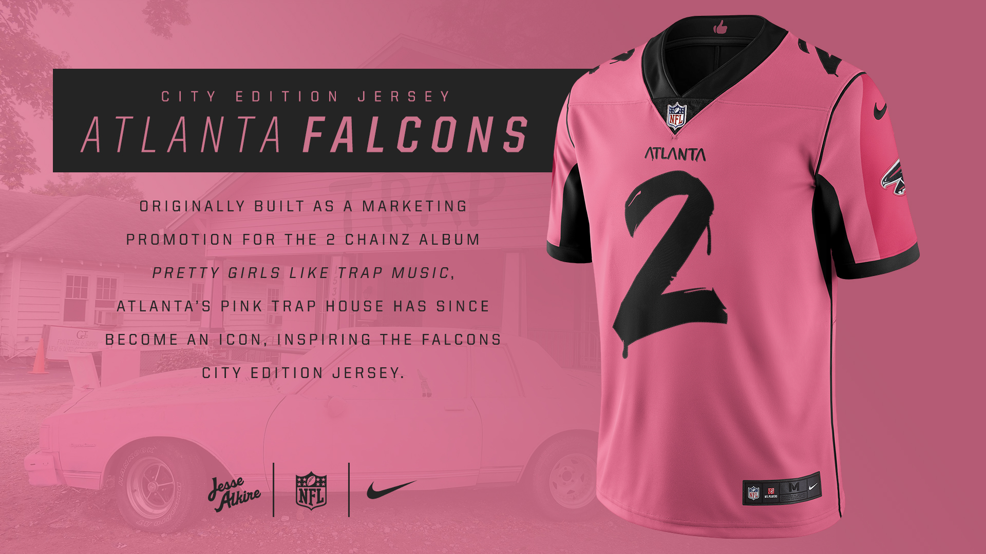 atlanta falcons pink jerseys