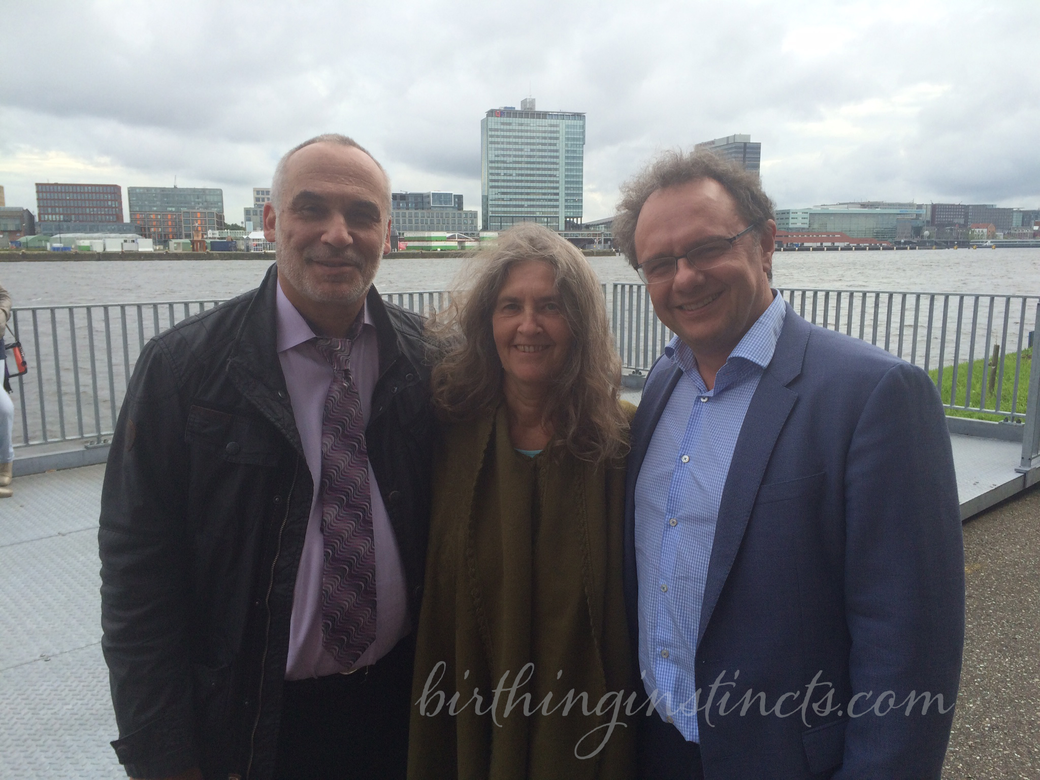 With Betty Anne Davis and Frank Louwen