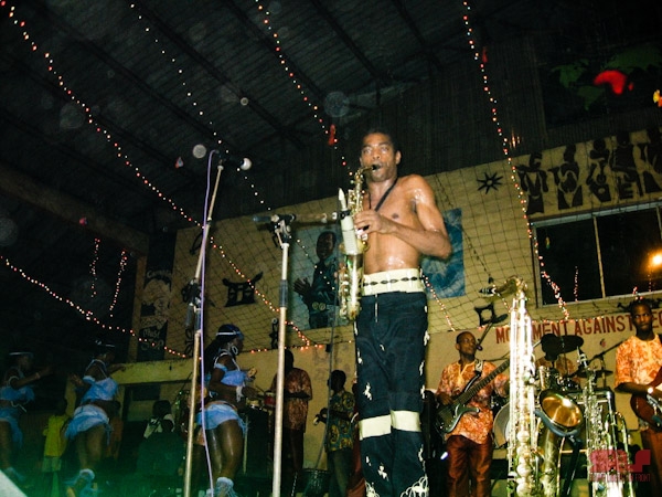 Femi Kuti, Afrika Shrine, Lagos 2006 (Photo by Ezra Gale)