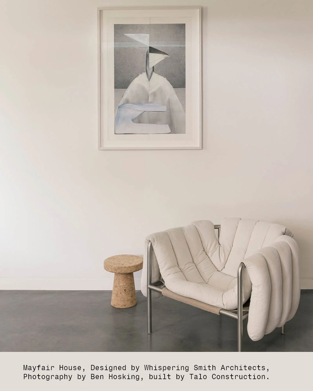 Simple planes. Soft corners. A few good pieces.

The spaces at Mayfair are clear and comfortable&mdash;designed with restraint, but full of presence. Light where you want it. Solidity where you need it.

Built by @talo_construction 
Photos by @benhos