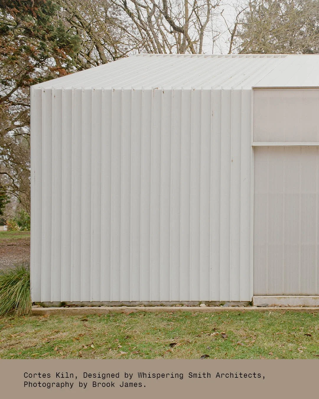 Light frame, timber and translucent cladding &mdash; kept simple so the space could glow. The restraint leaves room for the ferns, the bath and the changing light to set the mood. Unfussy materials, carefully composed.

Designed by us
Stays @cortes.s