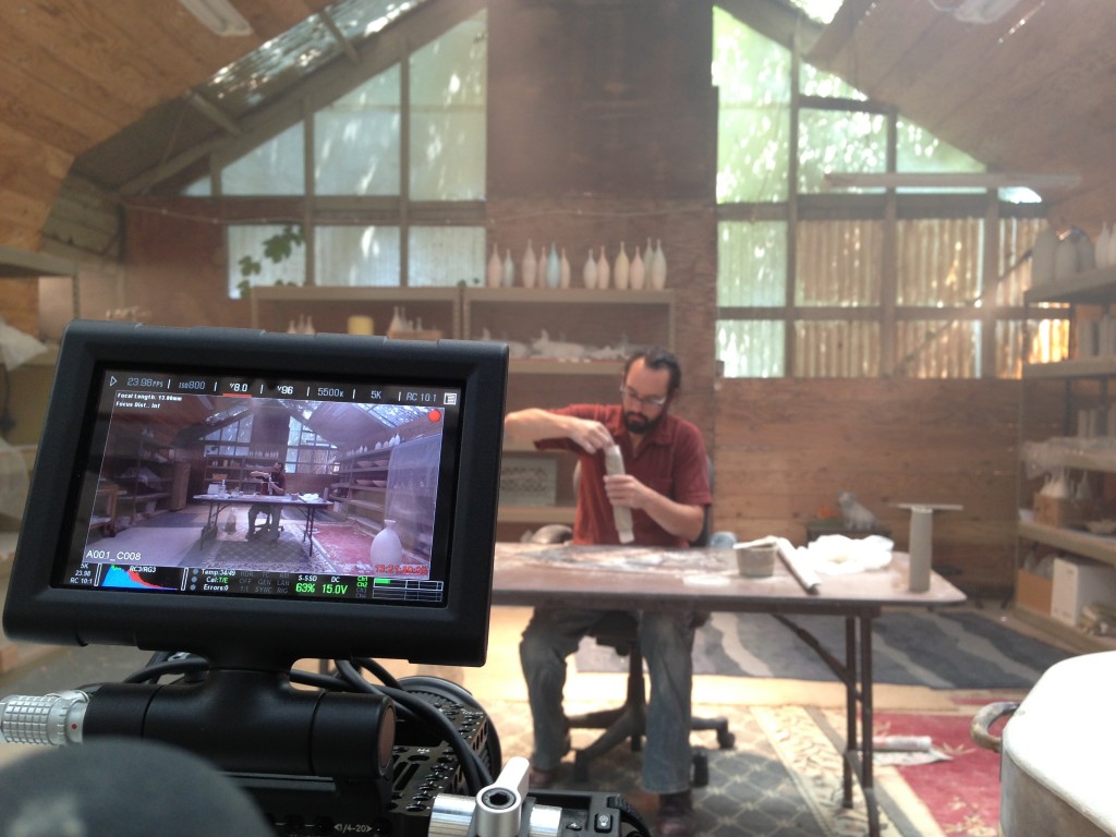 Lighting setup for the wide shot