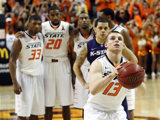 Oklahoma State has been through a lot this year, most notably the lost of Marcus Smart for 3 games. (AP Photo/Sue Ogrocki)