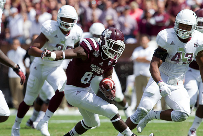 Ole Miss isn't the only team in Mississippi shaking up the polls. The Bulldogs of Mississippi State is also undefeated, but has some bigger wins on their schedule. In back-to-back weeks, the Bulldogs has defeated top ten ranked opponents, both SEC teams. It doesn't get easier for the Bulldogs though, next on the schedule; AUBURN. 