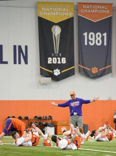 Clemson will have to rely on their new quarterback if they want to repeat but Swinney and the bunch are ready to defend their title. (Greenville Online) 