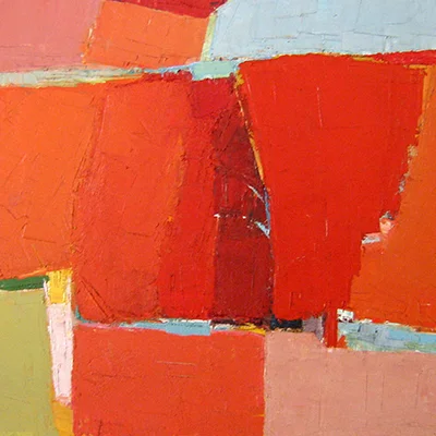 Image: Guy Grey Smith, Ant Hills (detail) 1963, oil and beeswax emulsion, private collection.