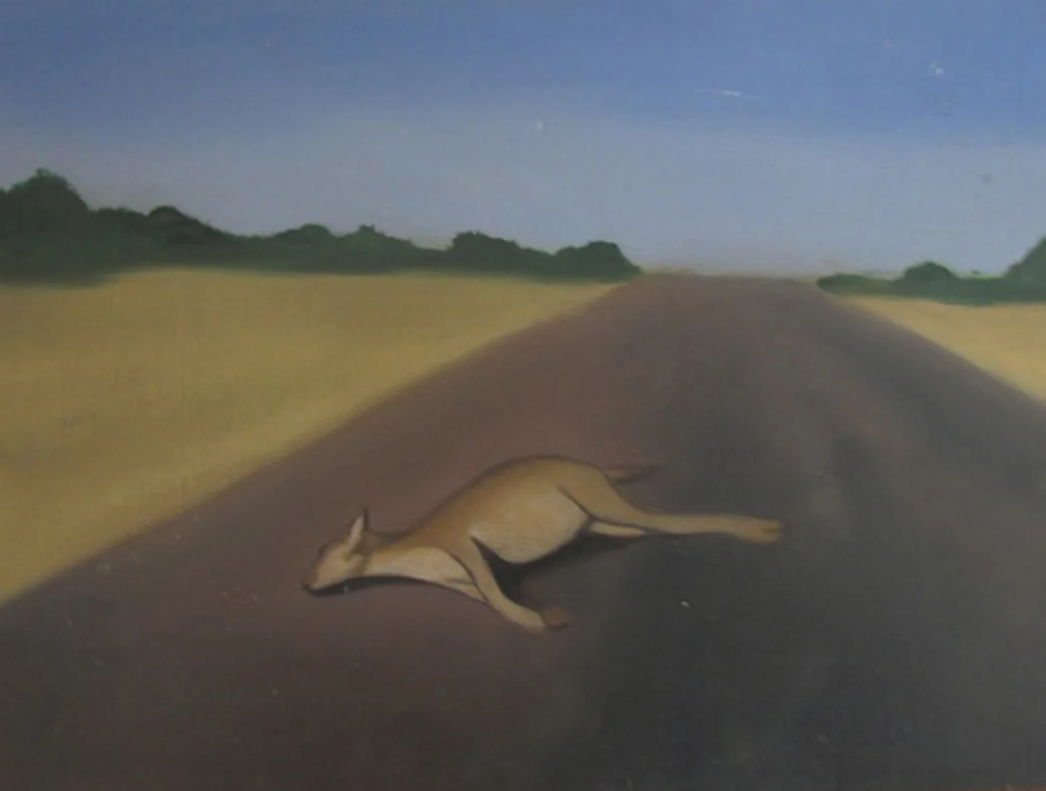  8. Holly Yoshida,&nbsp; Constellation of Delirium (Kangaroo) &nbsp;(Detail), Oil on Board, SOLD 